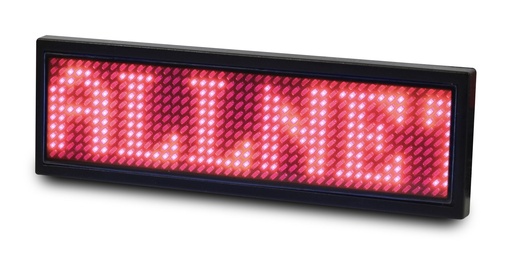 [ALLNTAGRv2] ALLNET Namensschild elektronisch programmierbar Seriell - Farbe rot