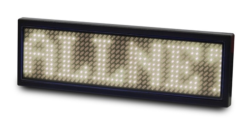 [ALLNTAGWv2] ALLNET Namensschild elektronisch programmierbar Seriell - Farbe weiss