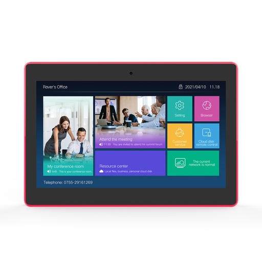 [MeetOne-130] ALLNET Meetingraum RGB LED Tablet 13 Zoll RK3288 Android 8.1/10 und NFC/RFID